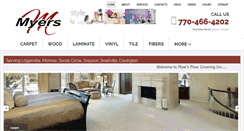 Desktop Screenshot of myersfloors.com