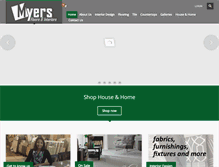 Tablet Screenshot of myersfloors.net